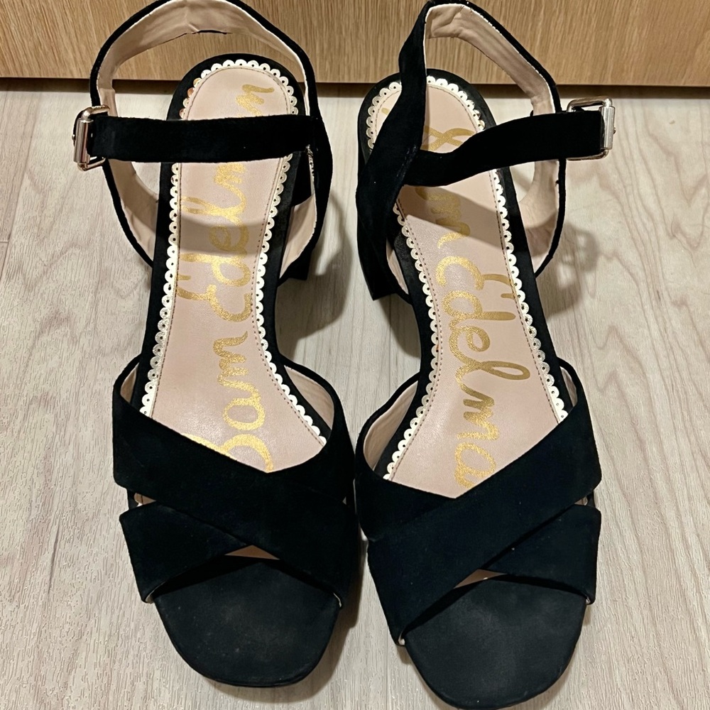 Sam Edelman Black Platform Heels - Picture 2 of 6